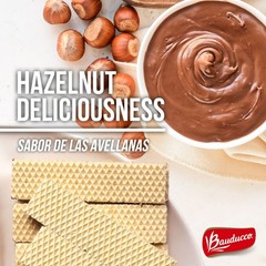 Bauducco Hazelnut Wafers – Crispy Wafer Cookies With 3 Delicious, Indulgent Deca