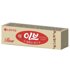 Lotte Eve Stick Chewing Gum Rose Remove Bad Breath Korean Snack 26g x 16ea