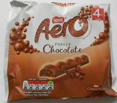 Nestle Aero Milk Chocolate (27g (0.95 Oz) x 4 Pack