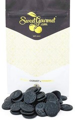SweetGourmet Premium Dutch Licorice, Salted 1 Pound (Pack of 1), black