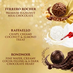 (3 pack) Ferrero Collection, 24 Count, Premium Gourmet Hazelnut Milk Chocolate