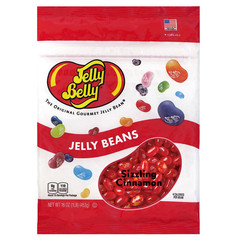 Jelly Belly Sizzling Cinnamon Jelly Beans – 1 Pound (16 Ounces) Resealable Bag –