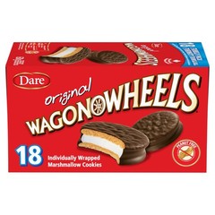 Dare Wagon Wheels Original Cookies, 630g/22.2 oz, Box, 18 Count (Pack of 1)