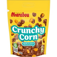 Marabou Never Stop Crunchy Corn 110g Milk Chocolate Corn Snack