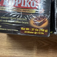 3 X Kopiko Coffee Hard Candy 1.13 Ounce Coffee Flavor Energy 24 Blister Packs