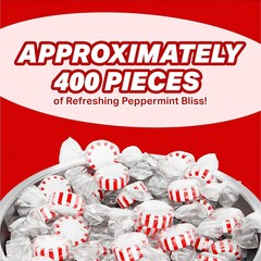Retro Starlight Peppermint Flavor Mints Bulk Hard Candy (5 Pounds) Nostalgia