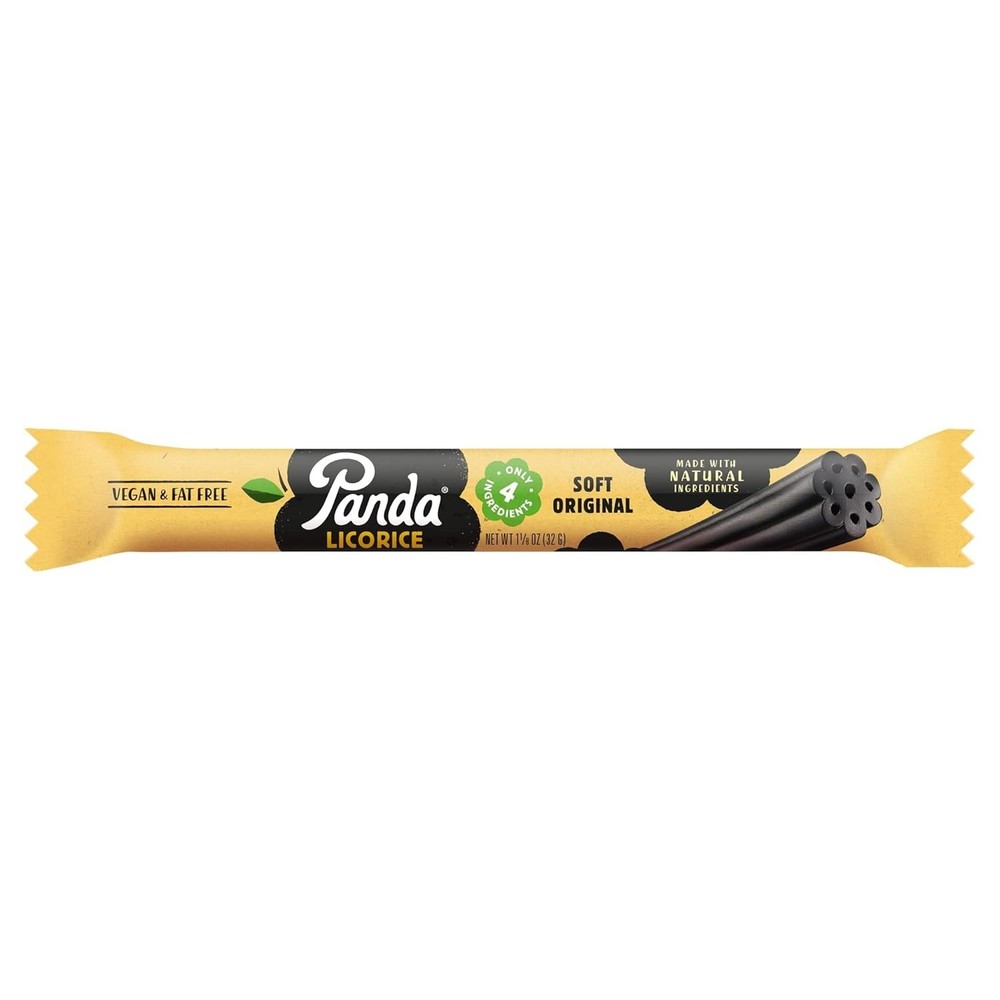 (Pack of 10) Panda Soft Licorice Bar with All Natural Ingredients Made 1.125 oz