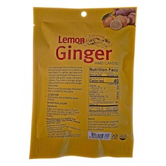 Songwha Lemon Ginger Hard Candies, 3.5 oz, All Natural & Gluten Free – Free Ship