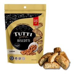 Gluten Free Almond Biscotti, 9.9 oz (283g) Resealable Cookie Bag – Plant Base…