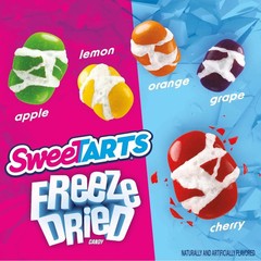 SweeTARTS Freeze Dried Candy, fruity flavored, in a 4.0 oz recloseable bag