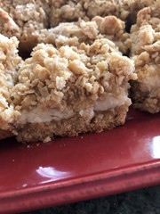 Oatmeal Lemon Cream Bars * Homemade with Organic Ingredients