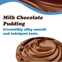 Dove Milk Chocolate Pudding Mix 3.34 Oz Pack Of 12 Easy To Make Dessert Mix