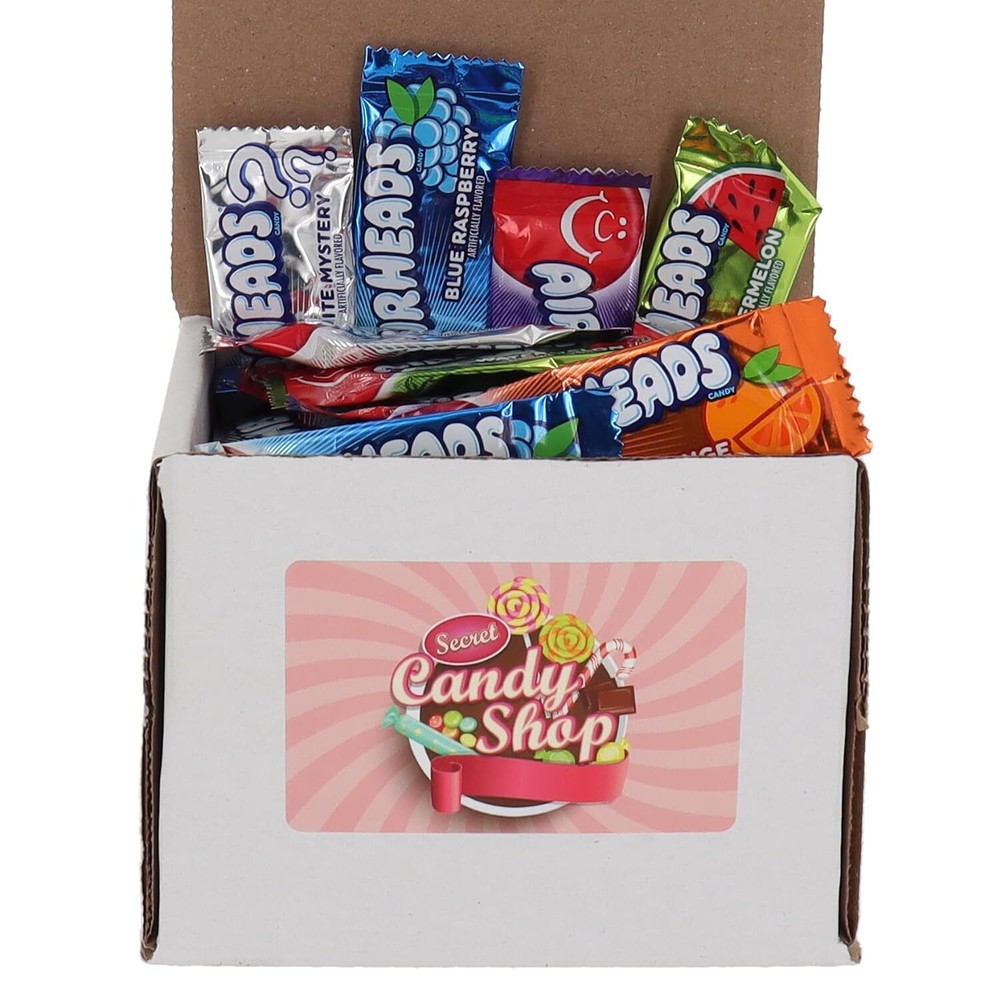 AirHeads Taffy Mini Candy Bulk in Box (Individually Wrapped) Multiple Flavor 2LB