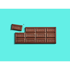 HERSHEY’S Milk Chocolate Candy Bars, Halloween Candy, 1.55 Oz 36 Count