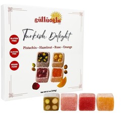Turkish Delight Mixed (Lokum) 230gr Authentic Traditional Gourmet Candy Dessert