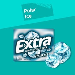 Icy Refreshment: EXTRA Polar Ice Sugar-Free Gum – 150 Bulk Sticks for All Ages
