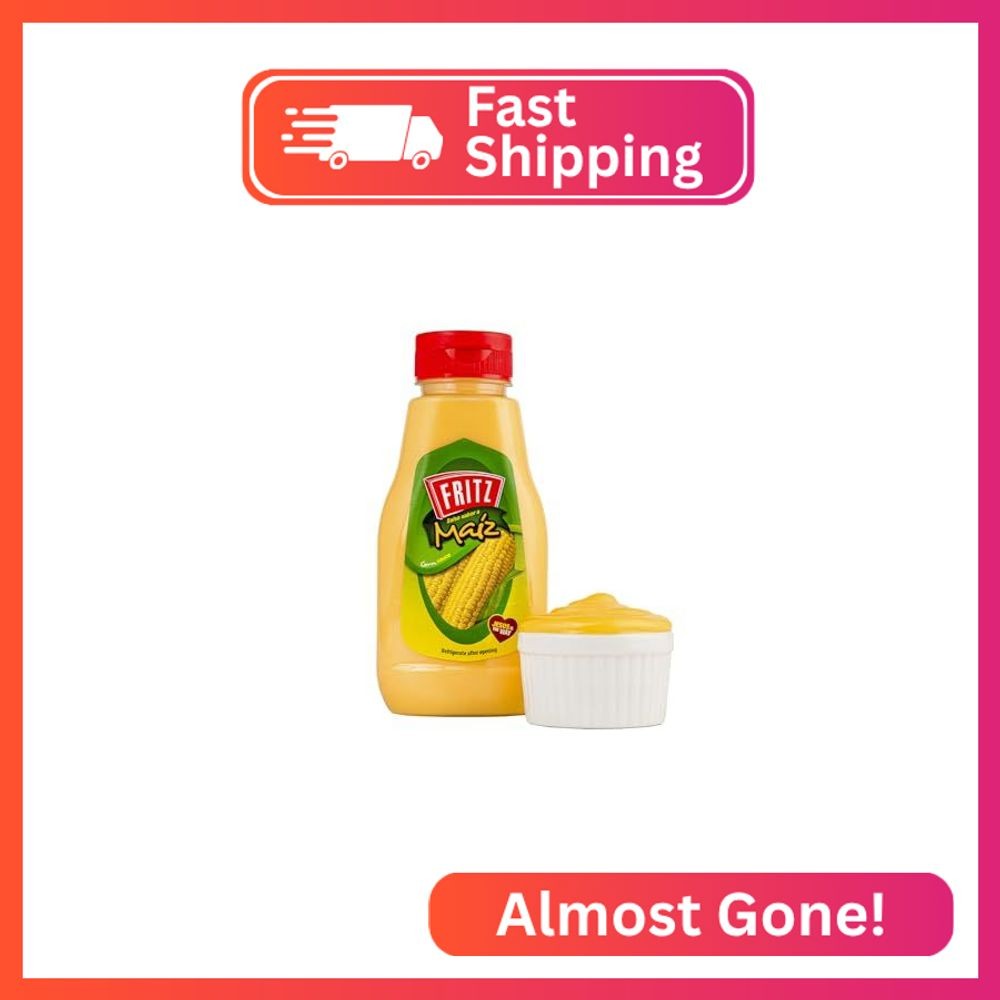 FRITZ Corn Sauce, Creamy Sweet Corn Sauce for Loaded Hot Dogs, Burgers, Sandwich