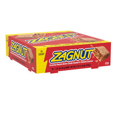 ZAGNUT Crunchy Peanut Butter with Toasted Coconut Candy Bars, 1.51 Oz (18 Count)