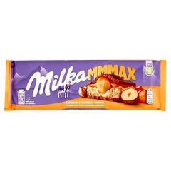 Milka Chocolate | Caramel And Hazelnut Chocolate Tablet | 10,5 Oz /300 Gr