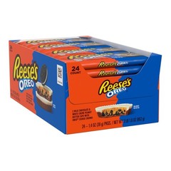 REESE’S OREO Chocolate 🍫 & White Creme Peanut Butter Cups 1.4 oz (24 Count)