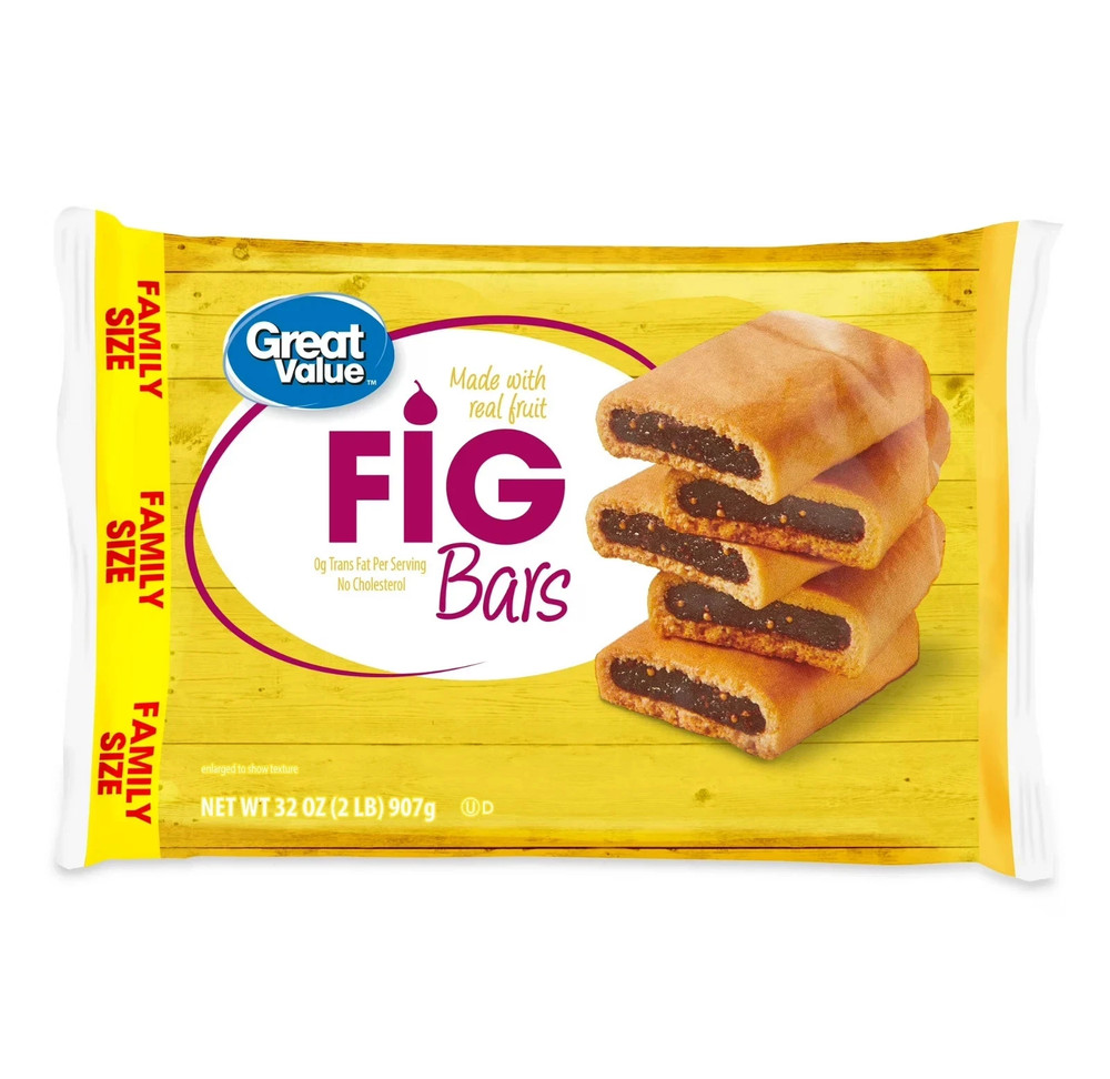 Great Value Fig Bars, Family Size, 32 oz