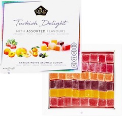 Exquisite Gourmet Turkish Delight – Sweet Treats, 16 oz Assorted Gift Box