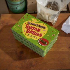 Caramel Apple Sugar Babies, Candy Coated Caramels, Nostalgic, Movie Theater Box,