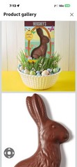 Hershey’s Solid Milk Chocolate Bunny 14 oz Box, Milk Chocolate Easter Candy