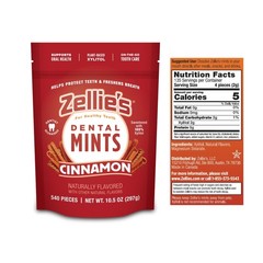 Zellie’s Xylitol Cinnamon Mints – 540 Count – Vegan Gluten Free Kosher