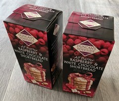 *2* DUNCAN’S OF DEESIDE ALL BUTTER RASPBERRY & CHOCOLATE SHORTBREAD COOKIES