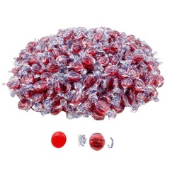 Sugar Free Fiery Cinnamon Hard Candy Discs -1 lb Bag Individually Wrapped Red