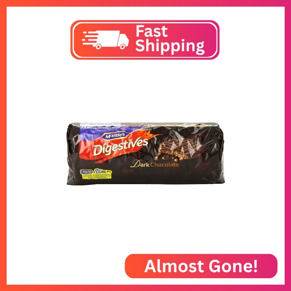 McVitie’s Digestives Roll Wrap, Dark Chocolate, 10.5-Ounce
