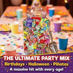 Assorted Candy Party Mix – 12 LB Bag – Bulk Variety Pack
