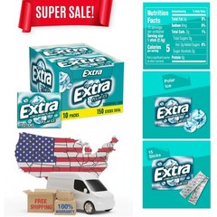 Icy Refreshment: EXTRA Polar Ice Sugar-Free Gum – 150 Bulk Sticks for All Ages