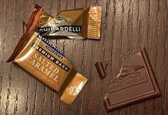 Ghirardelli Lot of 2 Premium Dark Salted Caramel Dark Chocolate Squares 30 oz