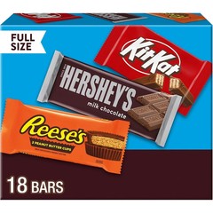 Hershey’s Kit Kat Reese’s Assorted Milk Chocolate Candy Box 27.3 oz Variety Pack