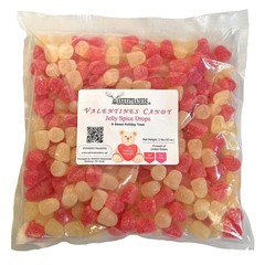 YANKEETRADERS® Valentine’s Red and White Spice Drops 2 lbs ~ FREE SHIPPING
