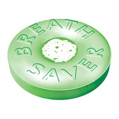 Breath Savers Spearmint Flavored Sugar Free Breath Mints, Tin 1.27 oz single