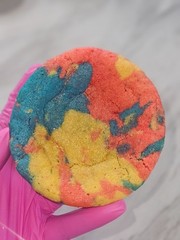 Handmade fresh baked Superman Cookies, 4oz Cookie, Soft baked Thick & Chewy