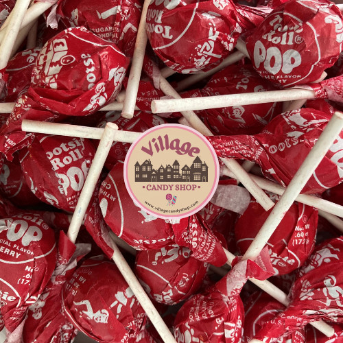 Cherry Flavor Tootsie Roll Pops Red Bulk Suckers Lollipops Choose Qty 10-100