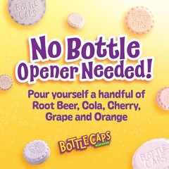 Delicious Bottle Caps Hard Candy Pack—5oz Theatrical Treats in 10-Count Box