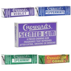 CHOOSE 3 OR 24 CT. Chowards Violet Mints C Howards Old Fashion Nostalgia Candy