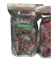 Raspberry Jelly Watermelon Slices NEW 3 Pounds INDIVIDUALLY WRAPPED 1 Pound Bag