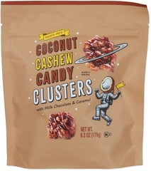 Trader Joe’s Coconut Cashew Candy Clusters Milk Chocolate Caramel 6.3oz. (179g)