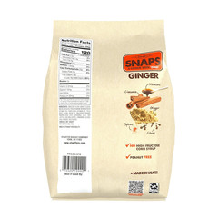 Ginger SNAPS Cookies – 14Oz Bag – Ginger Flavored Cookies with No High Fructose