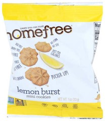 Home Free Lemon Burst Mini Cookies 1 Oz
