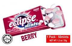 5x Wrigley’s Eclipse Mints 35g | Sugar-Free Assorted Flavours | 50 Mints Each