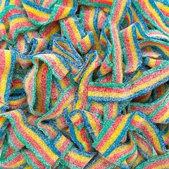 Sour Belts | 8-Ounce Pack | Gummy Candy | Assorted Fruit Flavors
