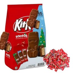 Kit Kat Santa’s 65 Pieces, Crisp Wafers In Milk Chocolate, 39.8 Ounce Christmas