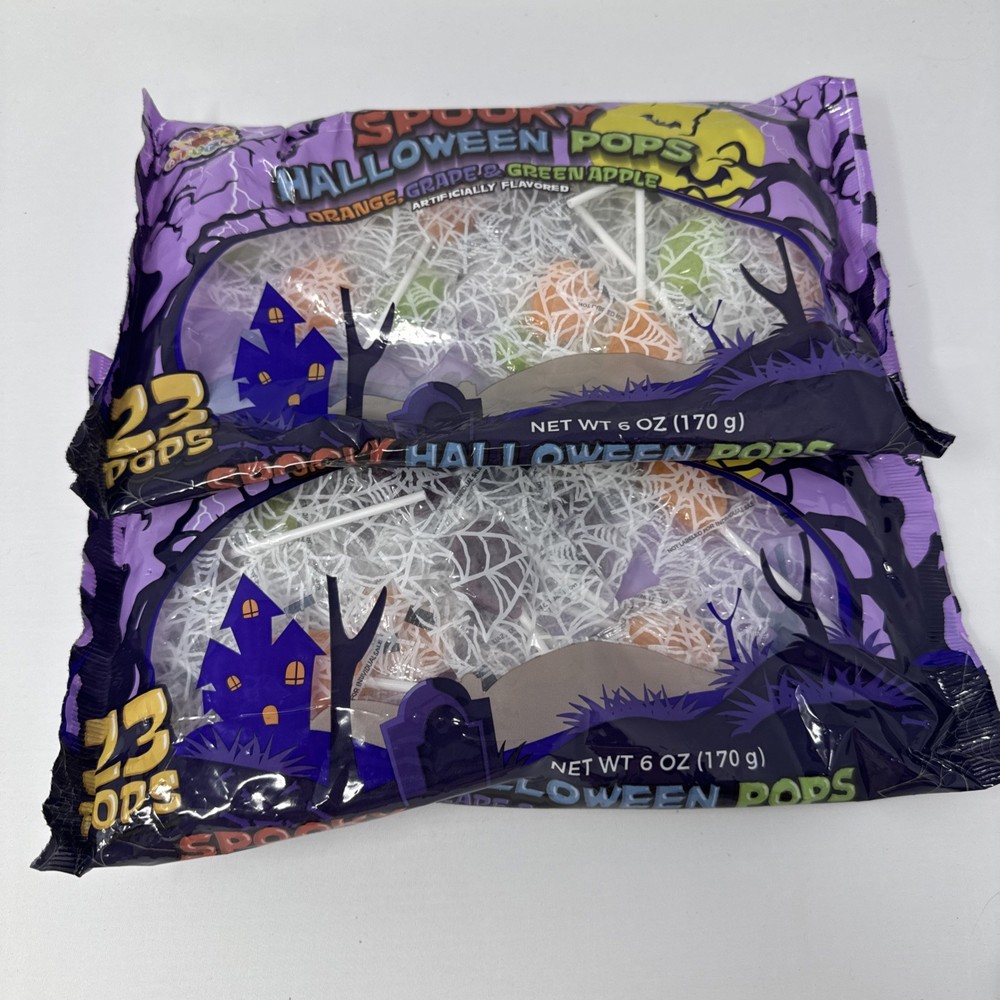 Albert’s Spooky Halloween Pops – 23 Count Lollipops 2 Pack EXP 5/27